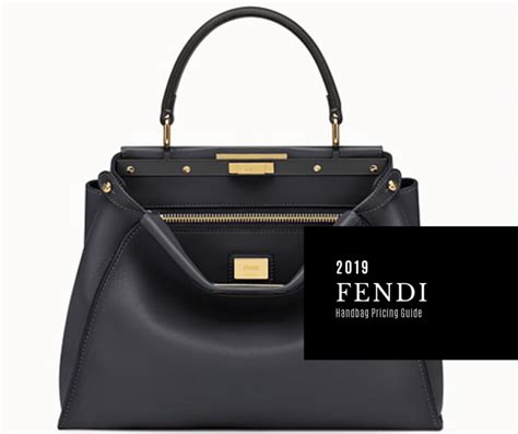 fendi bags price range|Fendi bag price list.